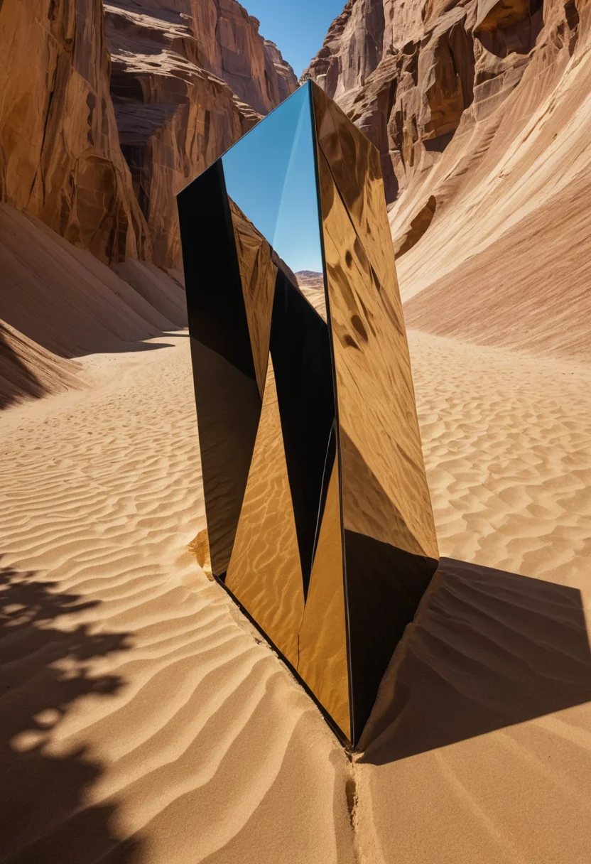 Sand Glass Rift — AI generated image
