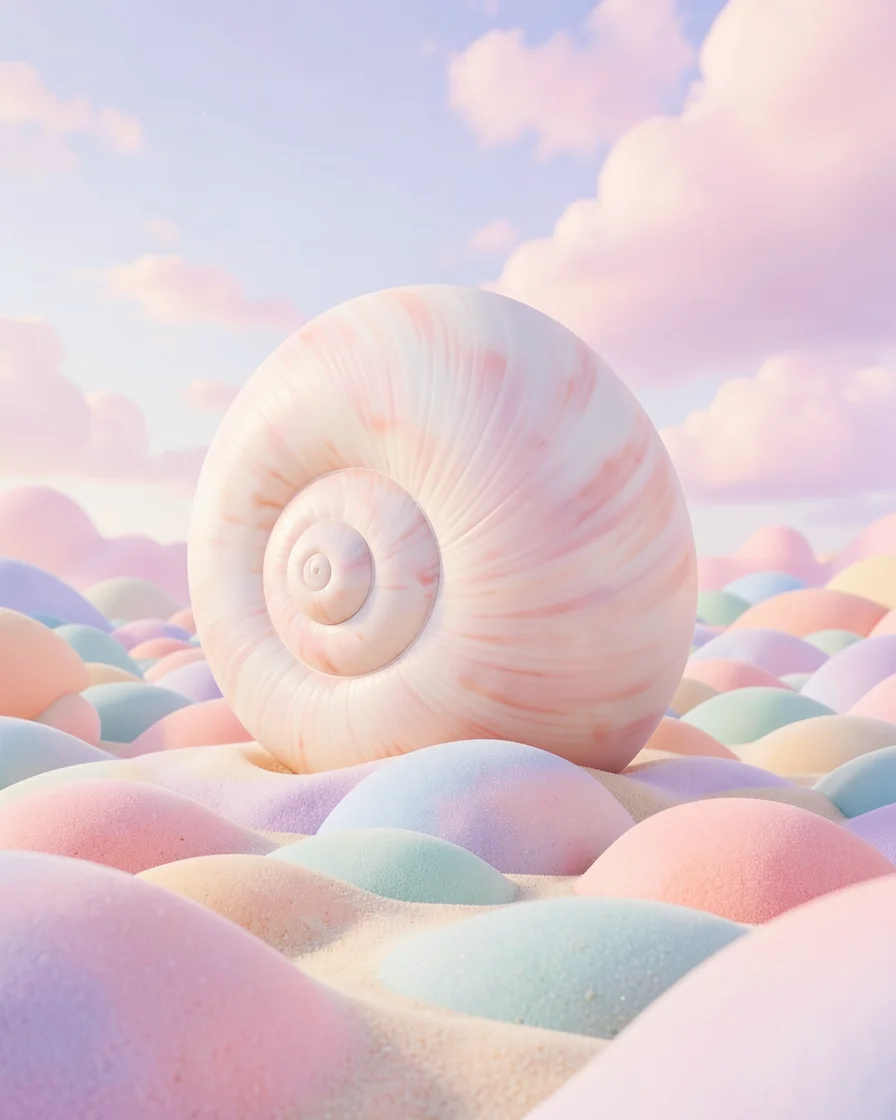 Ocean Geometry — AI generated image