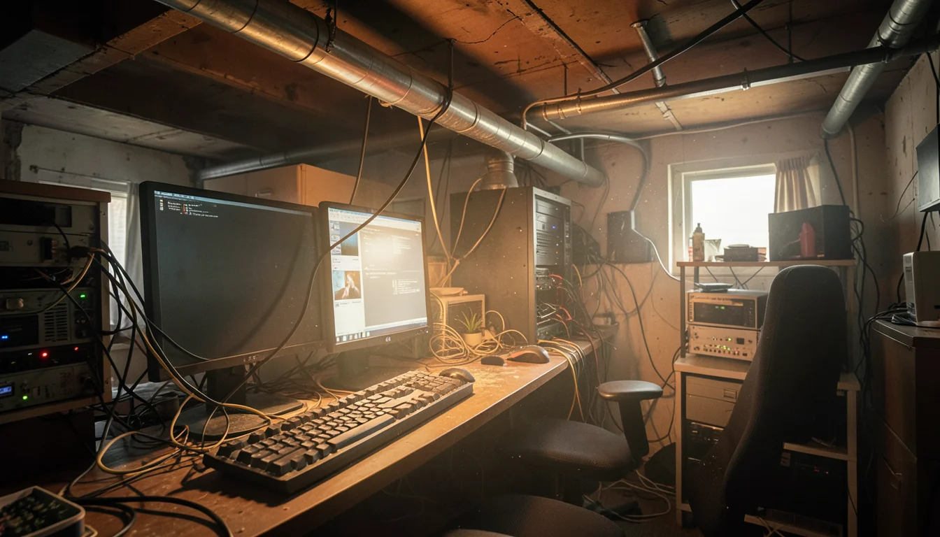 Data Room Drift — AI generated image