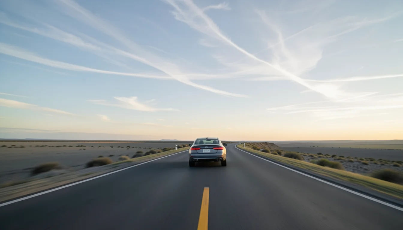 High Altitude Drive — AI generated image