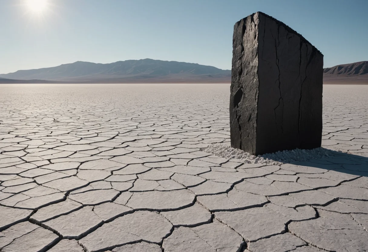 Stark Monolith — AI generated image