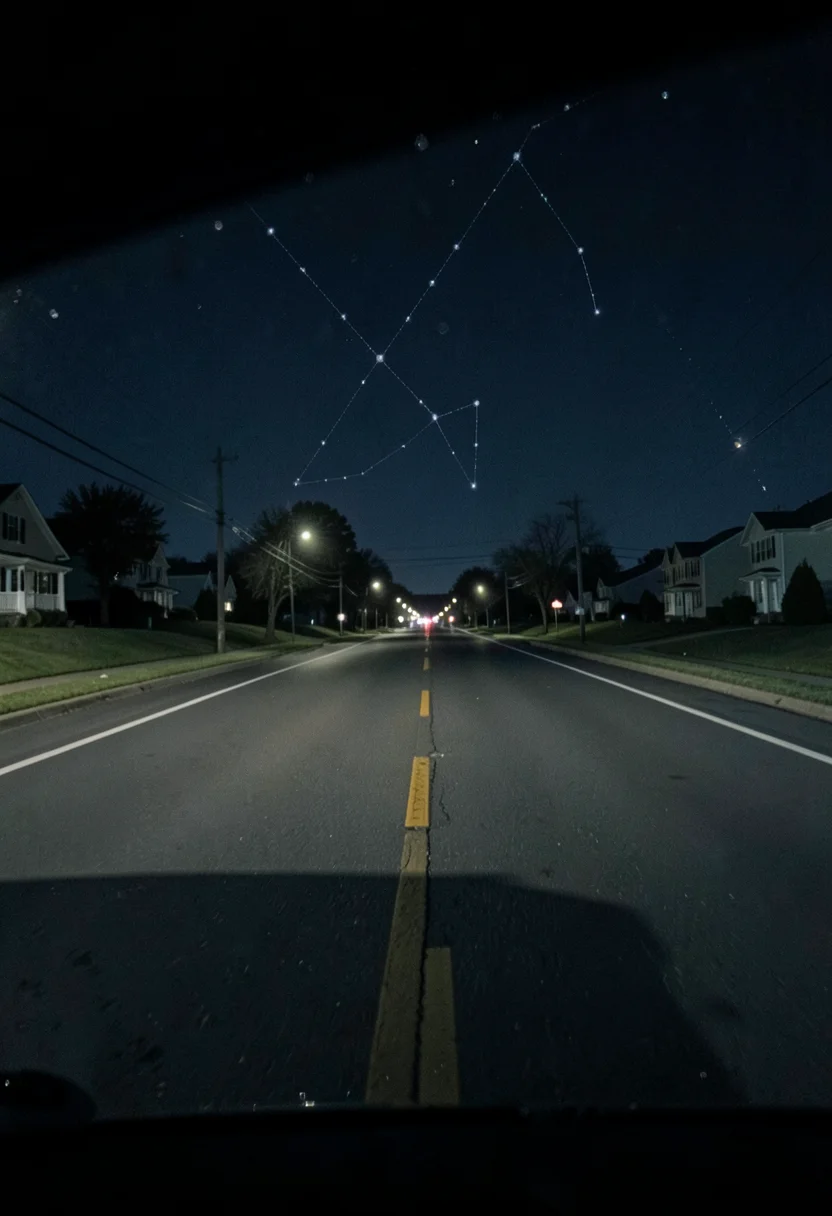 Suburban Constellation — AI generated image