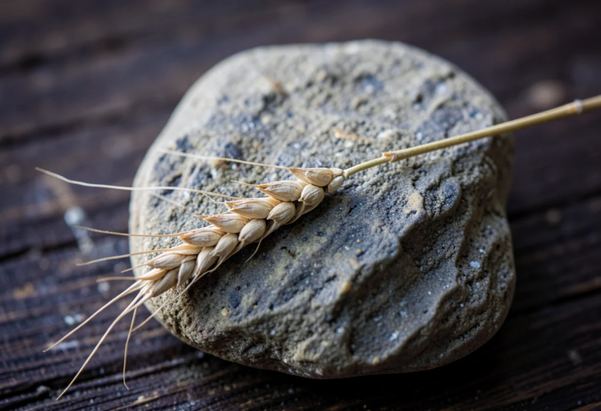 Dry Wheat Study — AI generated image