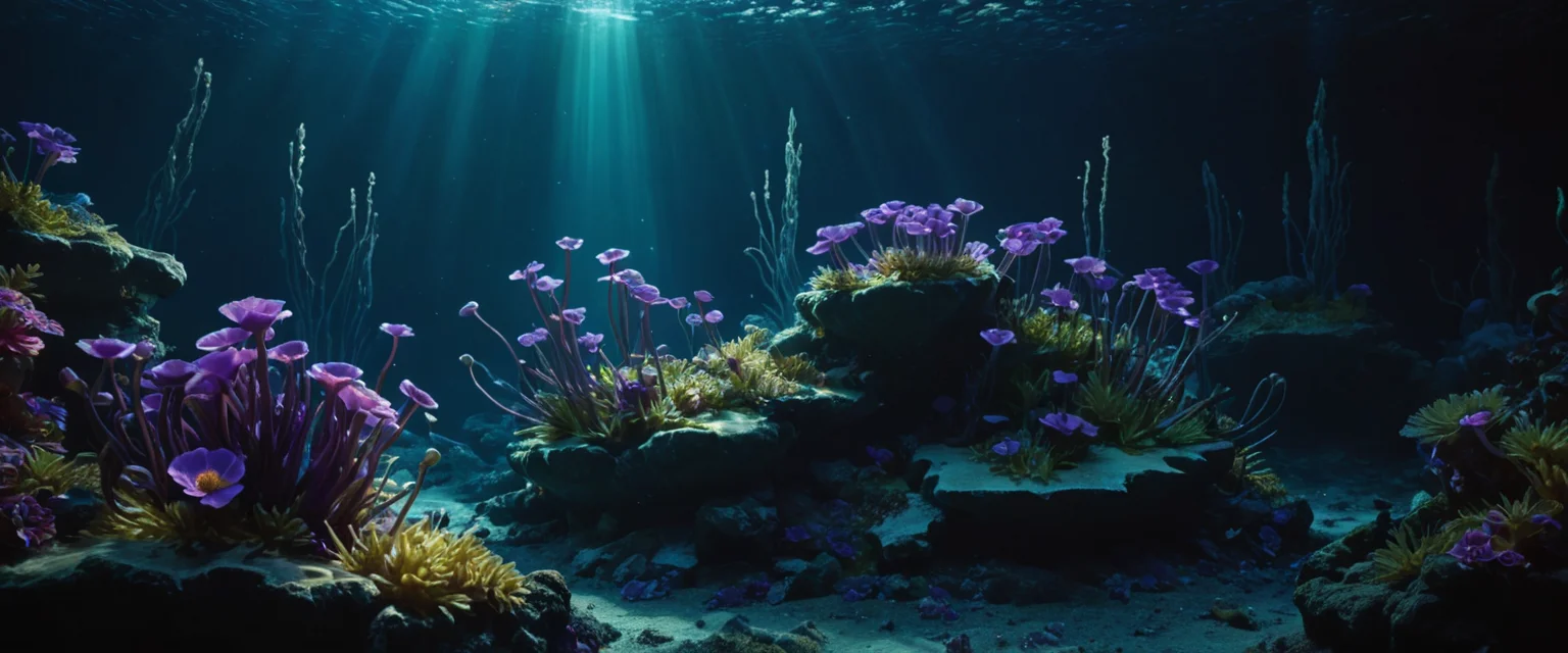 Abyssal Shard Garden — AI generated image