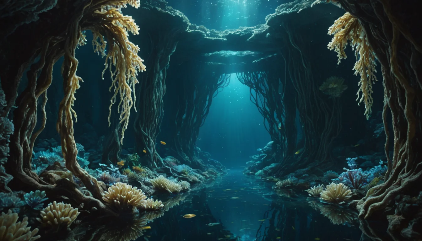 Abyssal Flora Sanctuary — AI generated image