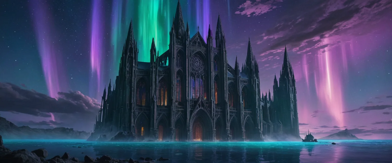 Abyssal Cathedral — AI generated image