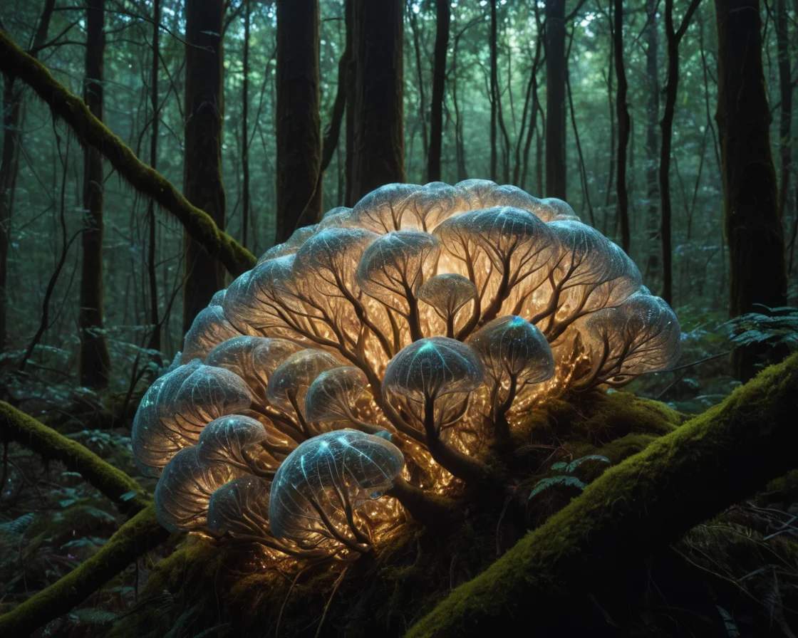 Chitin Forest — AI generated image