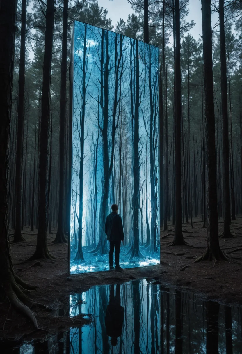 Stasis Reflection — AI generated image