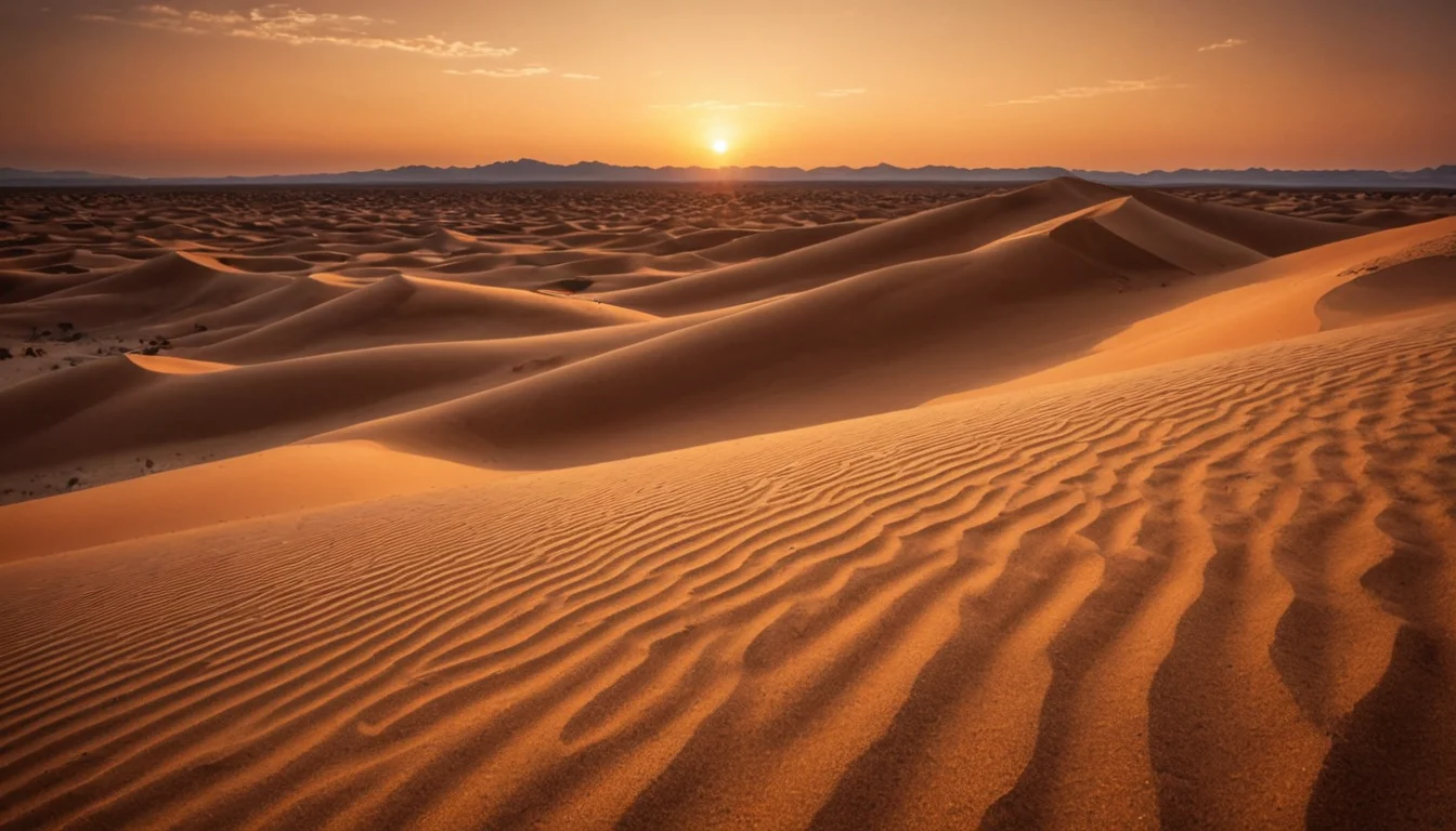 Temporal Sand Tide — AI generated image