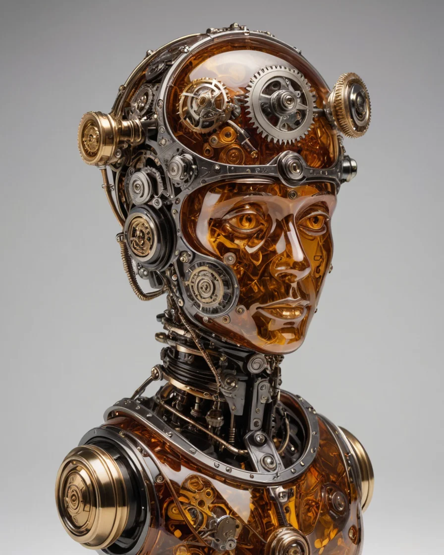 Glass Automaton — AI generated image