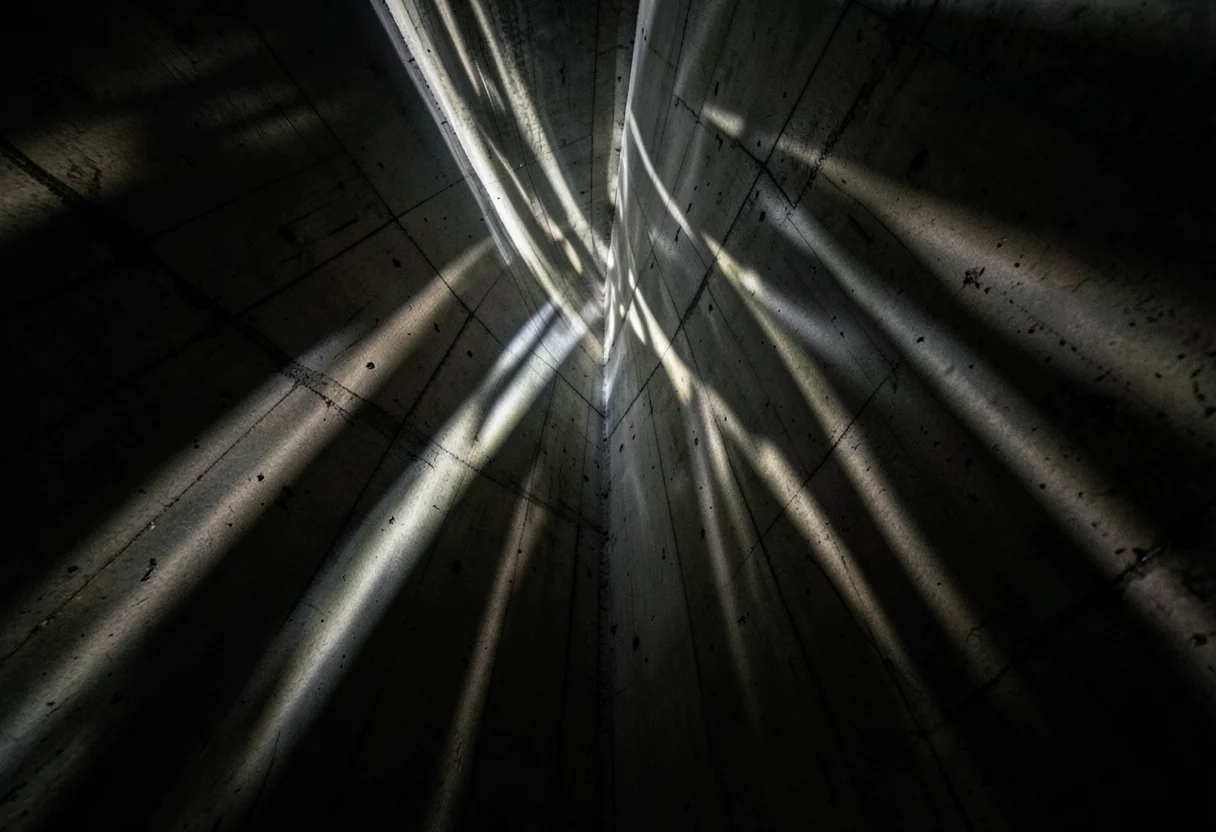 Rhythmic Descent — AI generated image