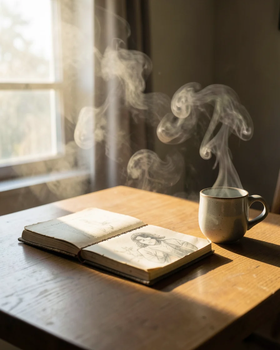 Morning Vapor Haze — AI generated image