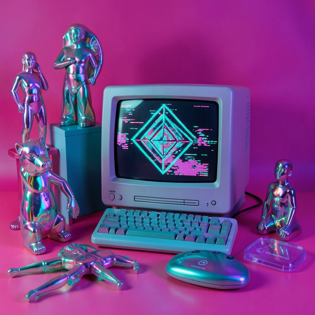 Retro Synth Still — AI generated image