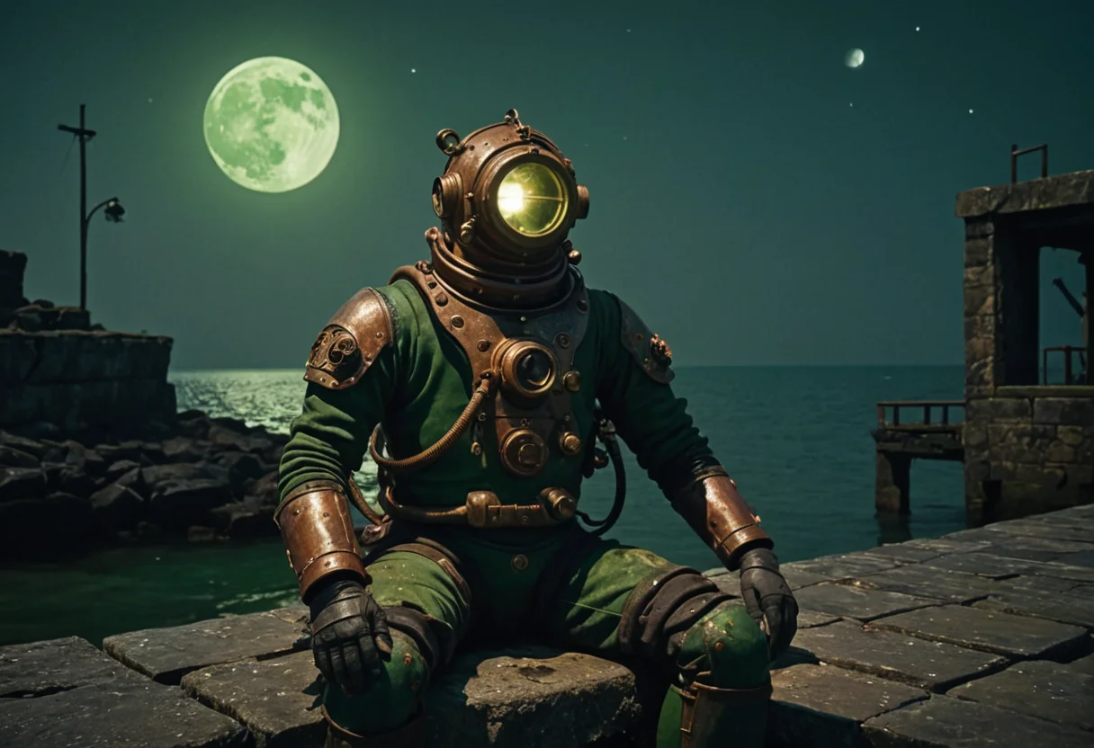 Victorian Dive — AI generated image