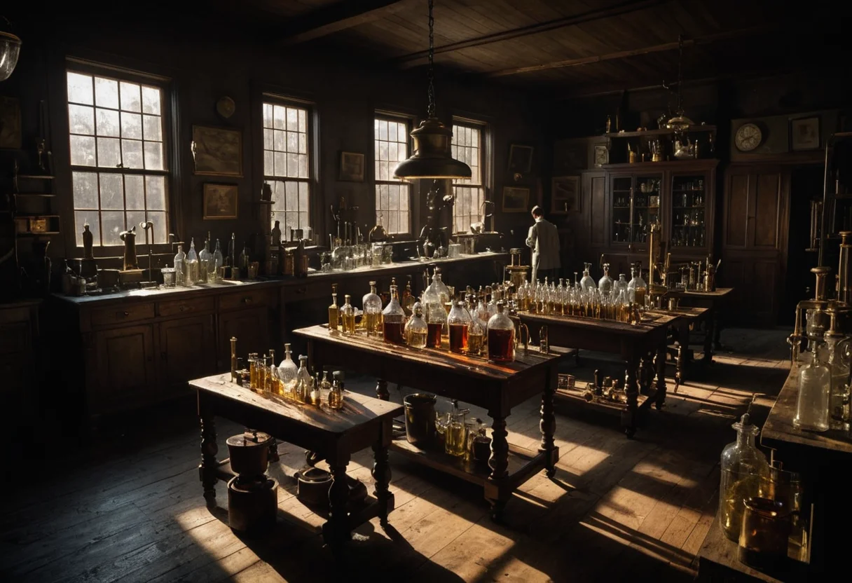 Chiaroscuro Alchemy — AI generated image