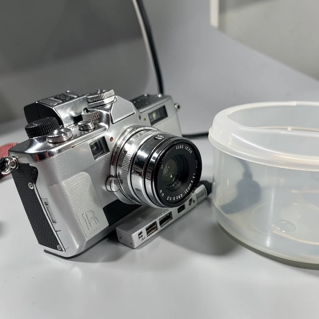 Y2K Chrome Still Life — AI generated image