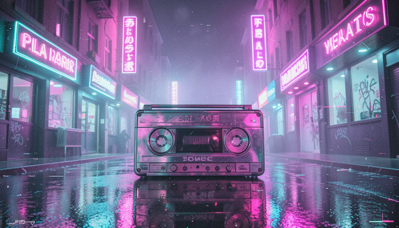Digital Chrome Dream — AI generated image
