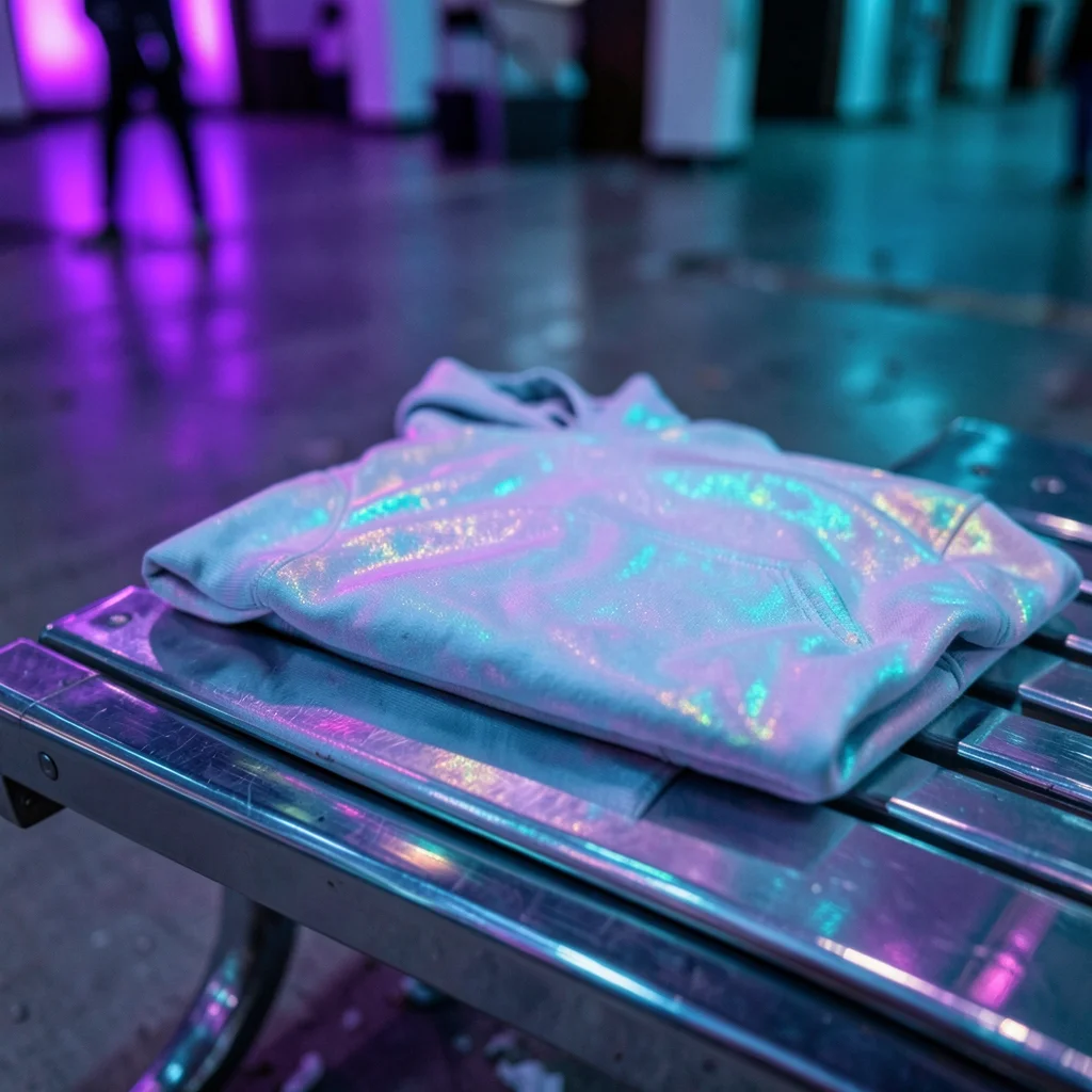 Chrome Glitch Vibe — AI generated image