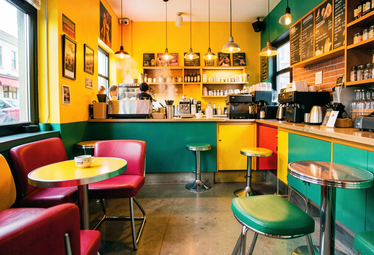Y2K Cafe Vibe — AI generated image